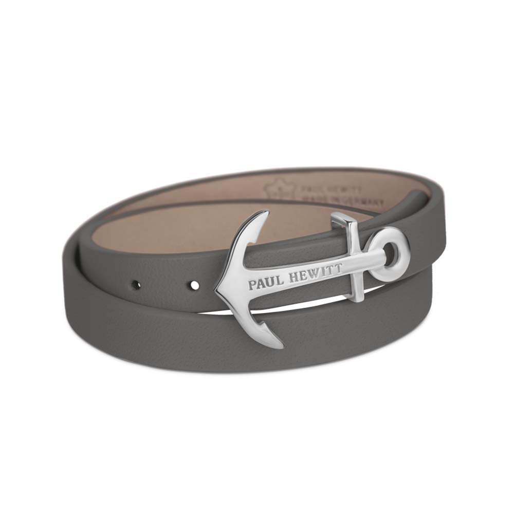 PAUL HEWITT Unisex-Armband Leder, Edelstahl 32003762