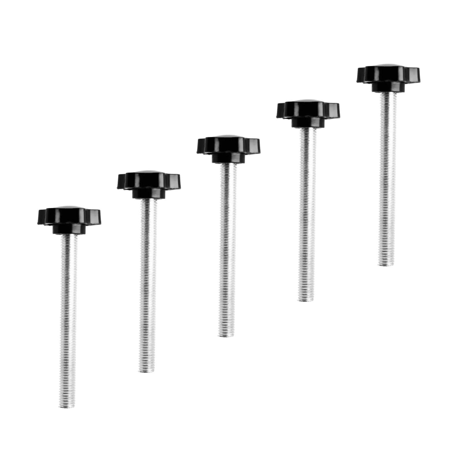5pcs vite a stella m10 M10 X 100, viti stella m10 per Dado Di Serraggio, viti serraggio per Maniglia A Stella Mobili Meccanica Apparecchiature Elettroniche (M10x100 5pcs)