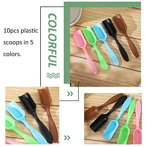 Set de 10 cucharas mini para jardinería de plástico miniatura 6