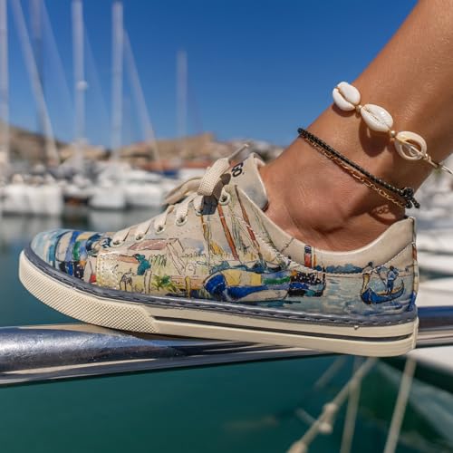 Vegan Leather Sneakers for Women - Handmade and Unique Fashion Sneakers for Women - Image 6