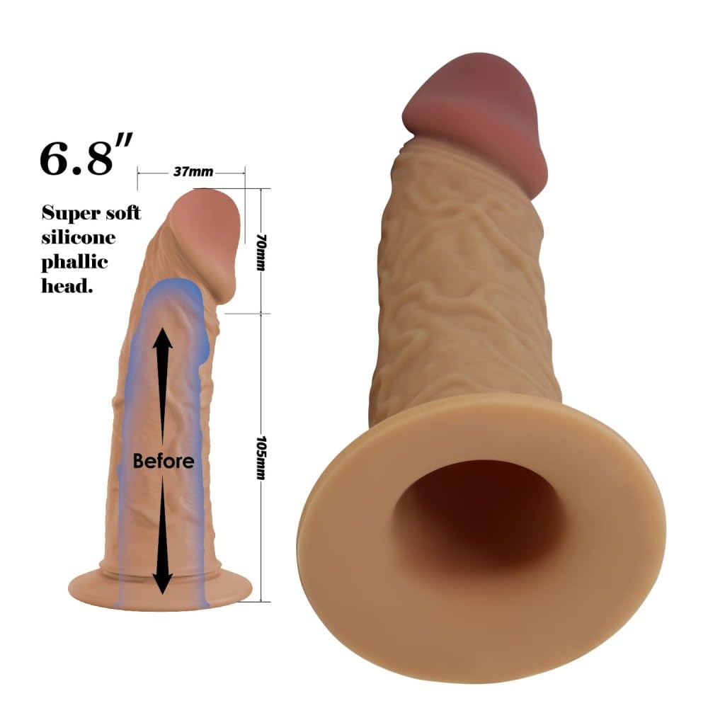 Strap on cavo indossabile uomo, Dildo indossabile in SILICONE, Strapon cintura fallica per Uomo, Pene indossabile vuoto che prolunga pene, Guaina fallica con cintura