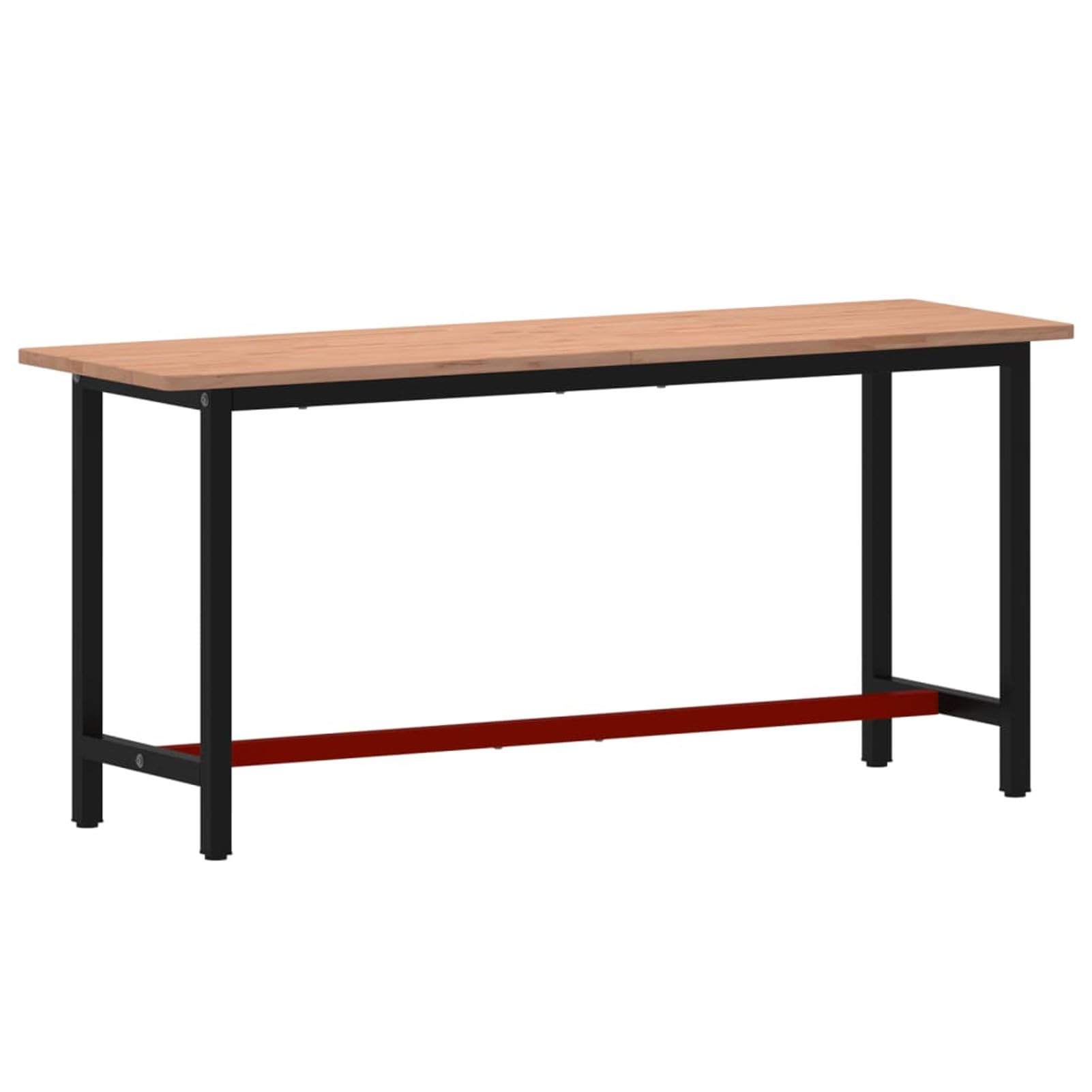 Banco da Lavoro 180x55x81,5 cm Legno Massello Faggio e Metallo,Banco da Lavoro,Banco da Lavoro Officina/Cucina,Armadi per Utensili-3188906