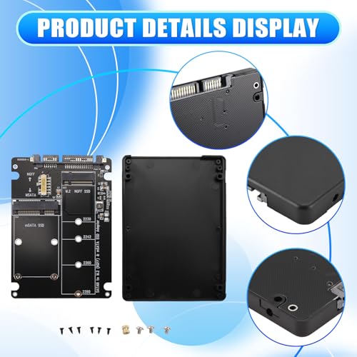 Adaptador NGFF a Serial MSATA a SATA3.0 2 en 1 miniatura 7