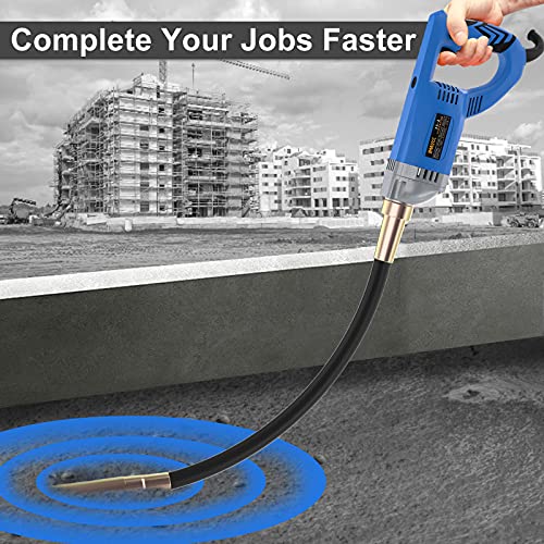 IMAYCC Betonrüttler 1300W 220V 4300 U/min, 2m Schlauchlänge aus Kupfer Betonwerkzeuge - Image 3