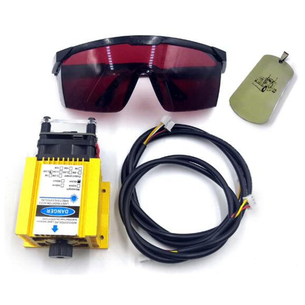 Laser 450nm 5500mw PWM puissant pour une découpe nette et une gravure rapide sur bois
