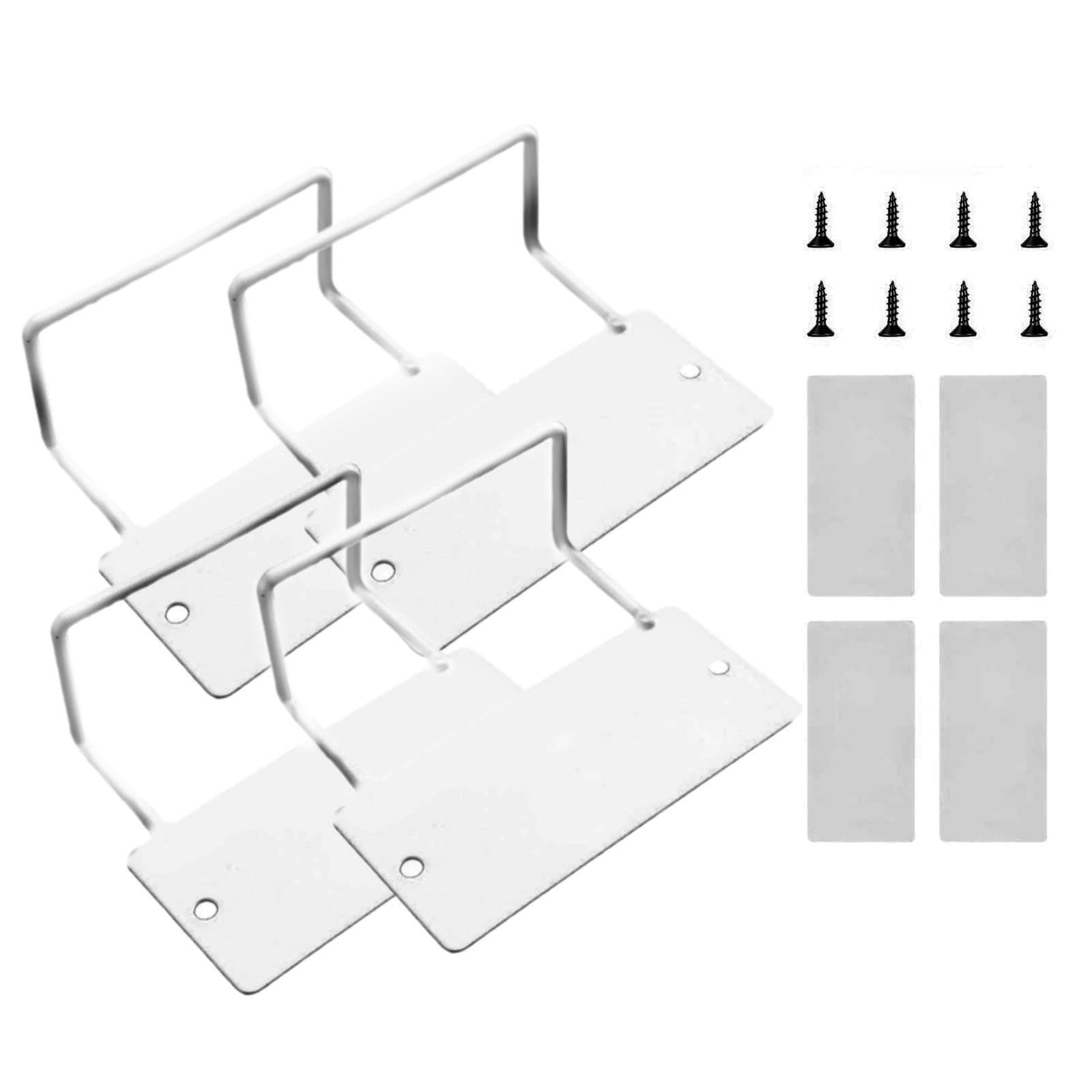 HDOYTXXM Of 4 Quick Installation Bed Frame Clips Mattress Movement Retainer Metal Wood Furniture Stabilizers Bracket Bed Frame Mattress Nonslip Holder Bracket