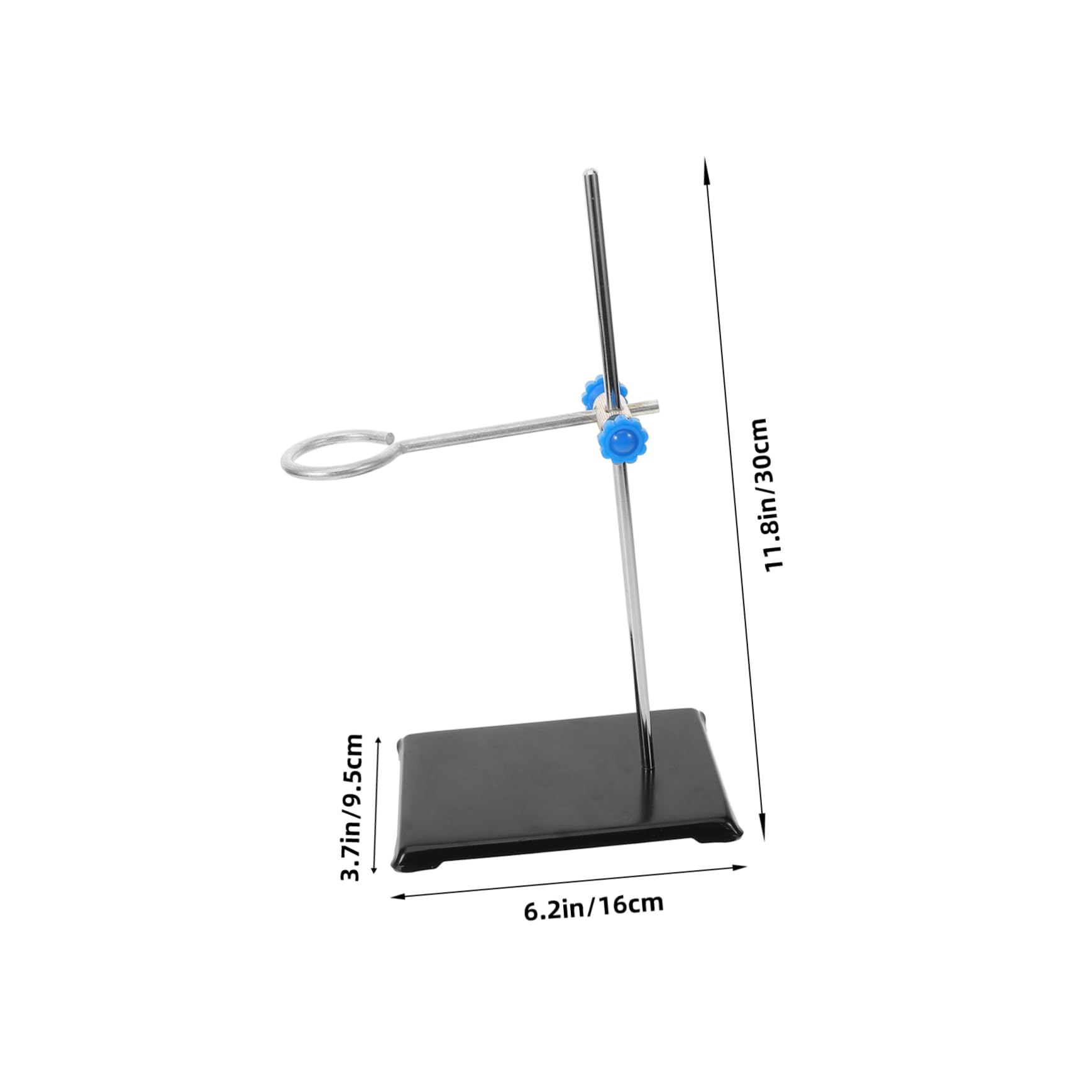 Holibanna Lab Stand Clamp Stand Full Set for Chemistry Lab Equipment Metalware Support Flask Clamp