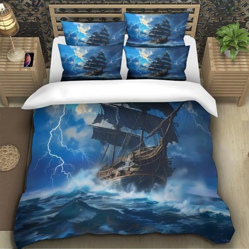 Housse de couette microfibre hypoallergique ultra douce avec fermeture éclair 3D - 5