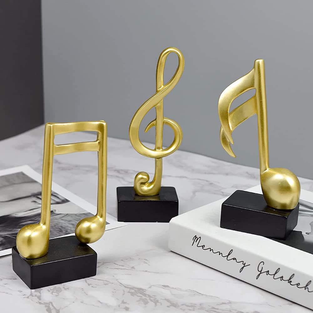 Nowoczesne minimalistyczne trofeum muzyczne, nuty muzyczne, ozdoby fortepianowe, dekoracje domowe, rzemiosło do sali fortepianowej
