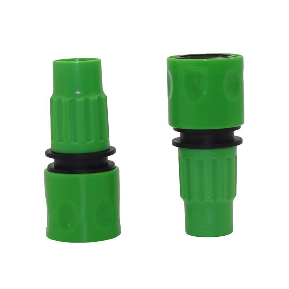 60pcs / Lot 8 mm Conector de Accesorios de riego telescópica Tubería Conectores Jardín Pistolas de Agua Decoración de jardín de riego Manguera rápida