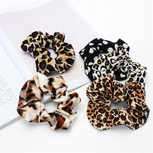 2 pz Donne Ragazza Leopardo Velluto Capelli
