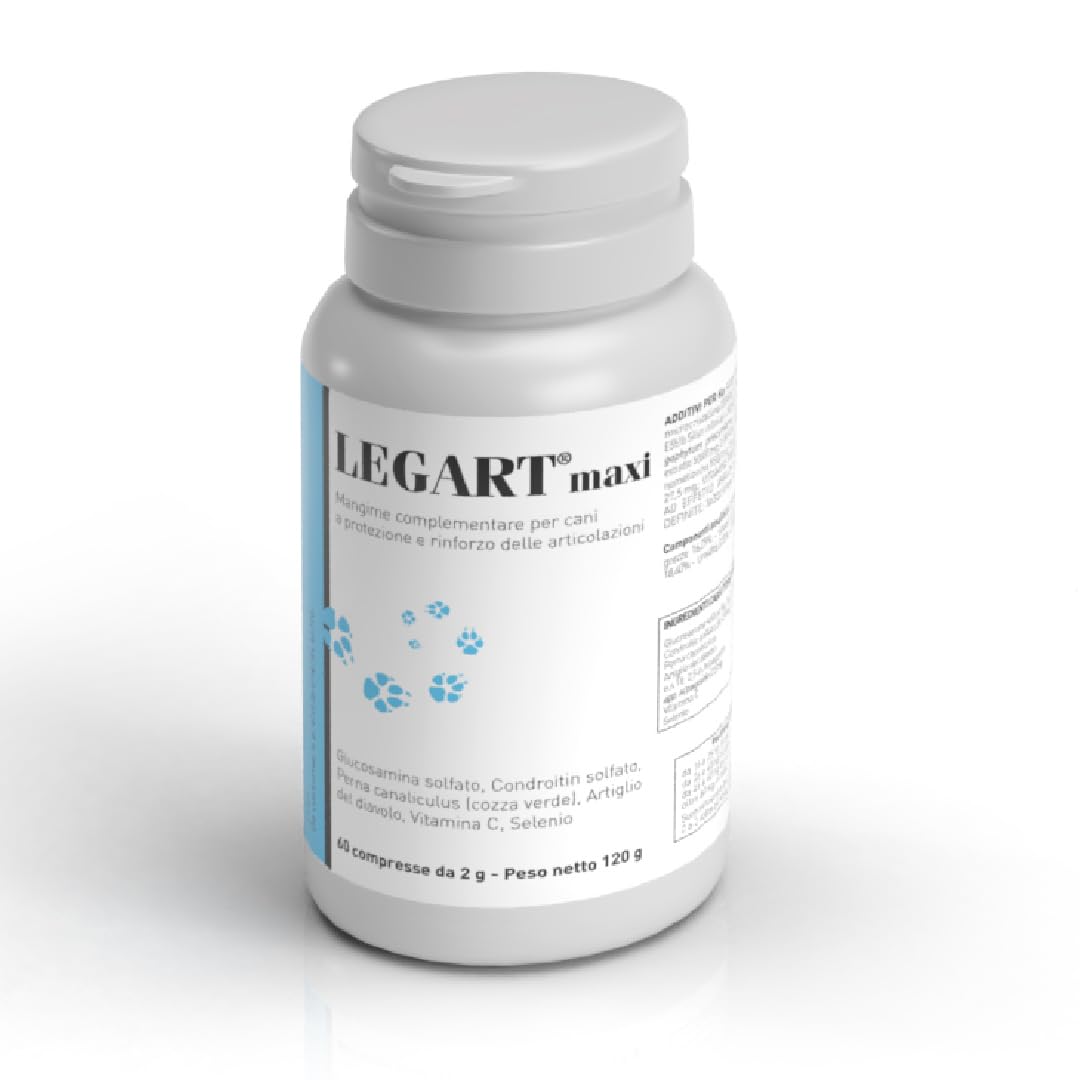 Aurora Biofarma Legart Maxi 60 Compresse Mangime complementare per cani per protezione articolare