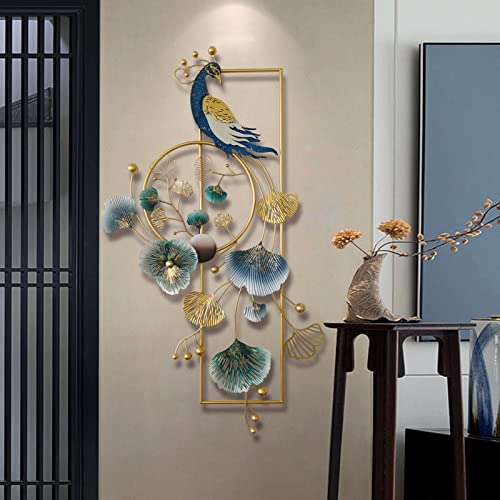 Mroinss Creative 3D Peacock Metal Wall Art Decor thumb #1