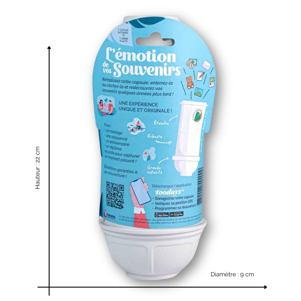 Kit capsule temporelle naissance pour conserver les souvenirs – Cadeau bébé