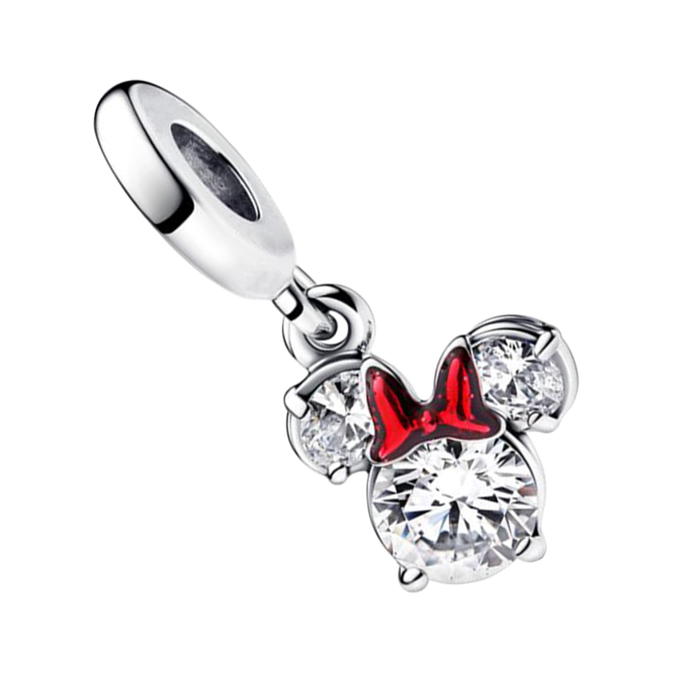 Film Cartoon Characters Charms for Women Beads Dangle Bracelet Necklace 925 Sterling Silver with 5A Cubic Zirconia,Mother's Day Birthday Christmas Ainmation Jewelry Collection Gifts