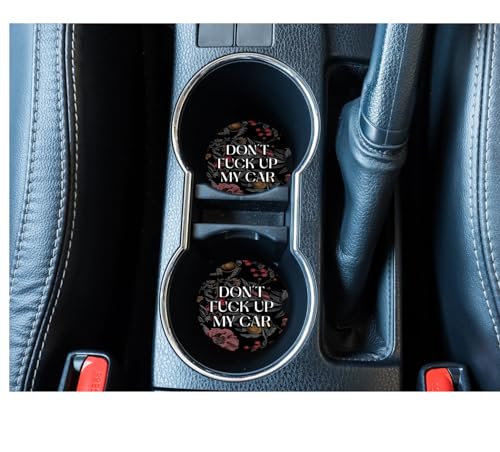 Rawan 2PCS Posavasos Antideslizantes para Auto miniatura 2