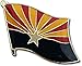 State of Arizona AZ Flag Bike Motorcycle Hat Cap Lapel Pin