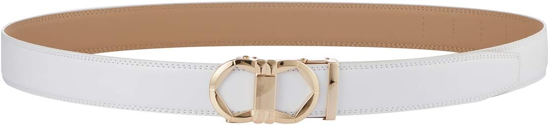 Tonywell Men's Leather Designer Belt with Fashion Comfort Click Buckle Exact Fit - Image 8