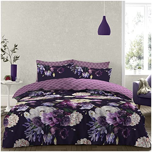 GC GAVENO CAVAILIA King Size Duvet Cover Sets With Fitted Sheet - Polycotton Complete Bedding Set including Pillow Cases