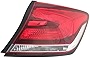 EPIC LIGHTING Rear Brake Tail Light Lens and Housing Assembly Replacement for Honda 2013-2015 Civic [ HO2805102 33500TR0A51 ] Right Passenger Side RH