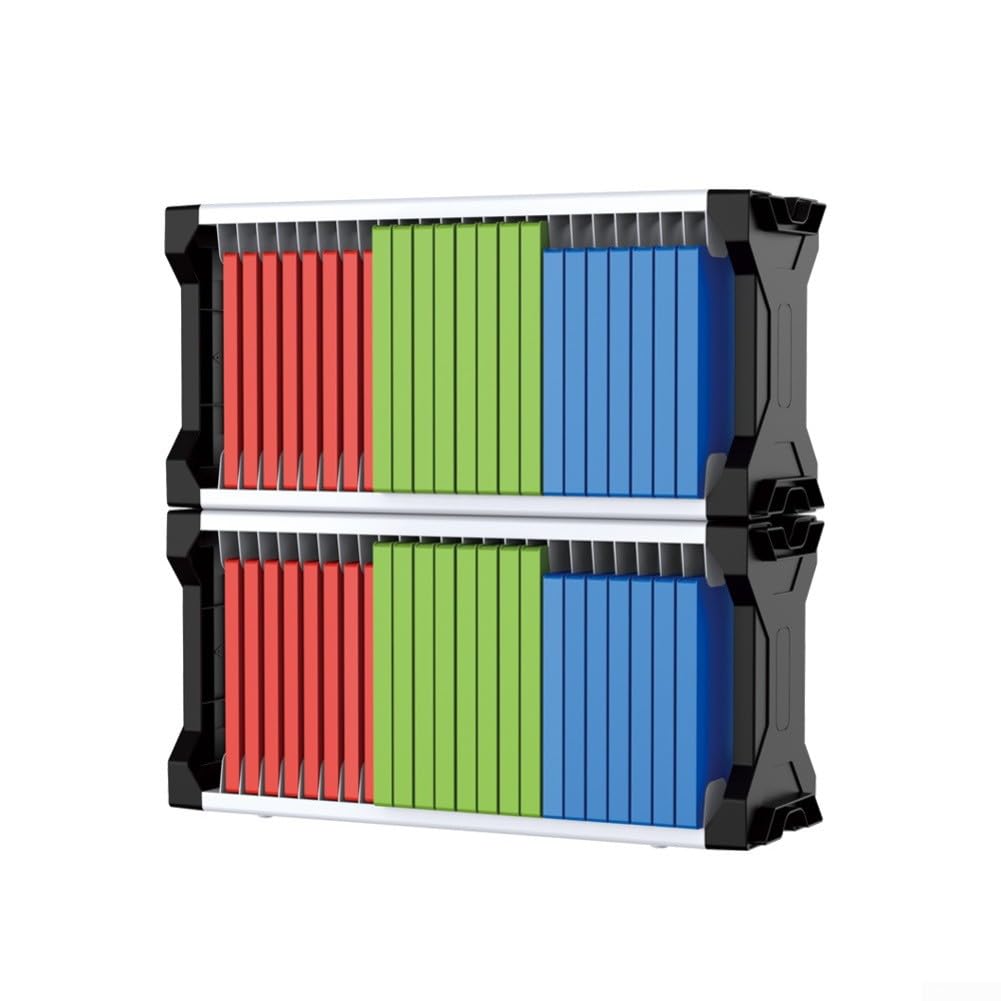 Soporte de torre de almacenamiento de videojuegos, torre de disco de videojuegos, con 2 ganchos, para dormitorios, salas de estar (doble capa)