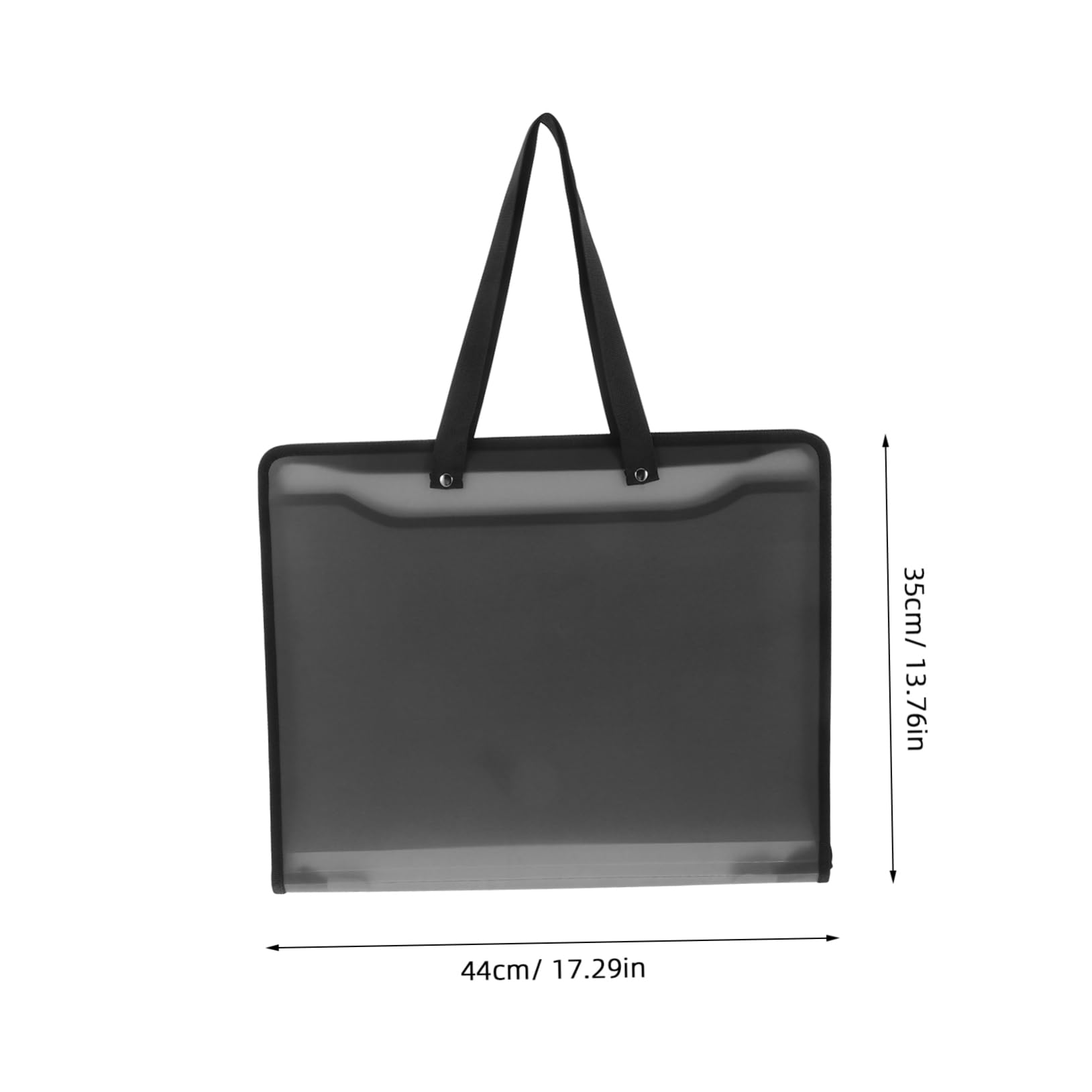 LALAFINA Art Pouch for Sketchbook Scrapbook Paper Storage Plastic Folder File Folder Portable Art Bag Zipper