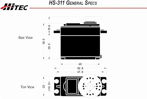 Miniatura 3 de Hitec 31311S HS-311 Servo Estándar Universal