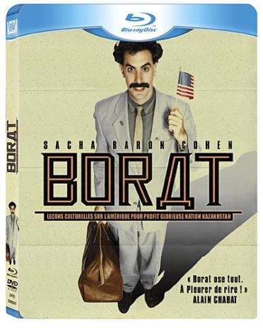 Borat Blu-ray film comédie sous-titré français édition boîtier physique