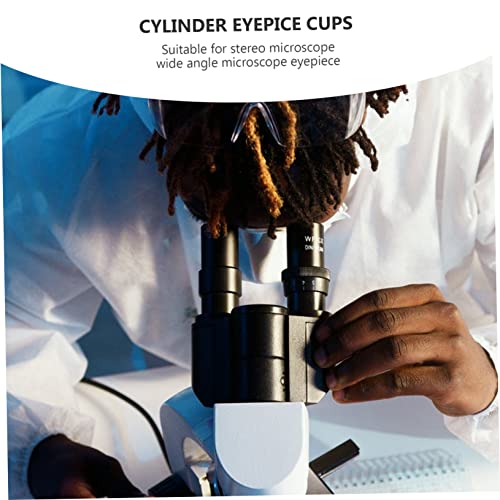 Garneck 2Stücke Augenmuschel Abdeckungen Okularschutz für Stereo-mikroskop und Teleskop Augenschutz für Augen bei Mikroskop-experimenten