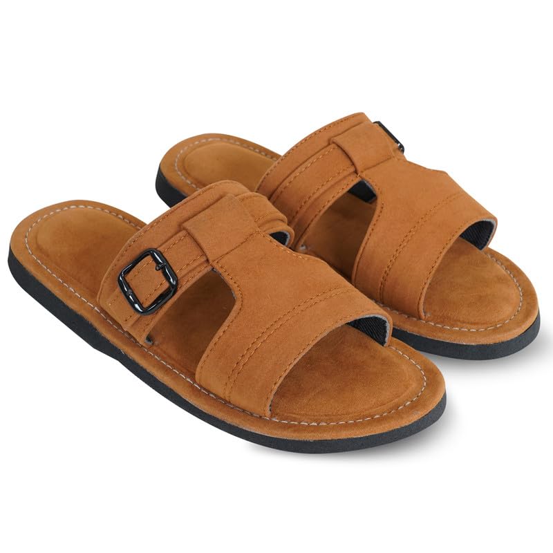 Image of DFR Sandals for Men, Daily Use Comfortable Ethnic Rajasthani Mens Slippers