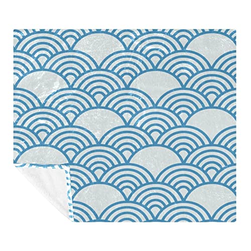 Manta de forro polar, manta de ropa de cama súper suave de lujo bebé nube de hadas azul