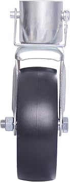 Trailer Jack Single Wheel, Silver