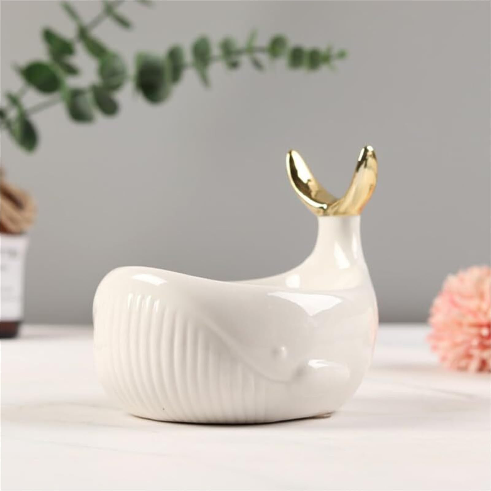 Portasapone con drenaggio Portasapone in ceramica creativa nordica con drenaggio adatto ai bagni degli hotel per lavabo del bagno(White)