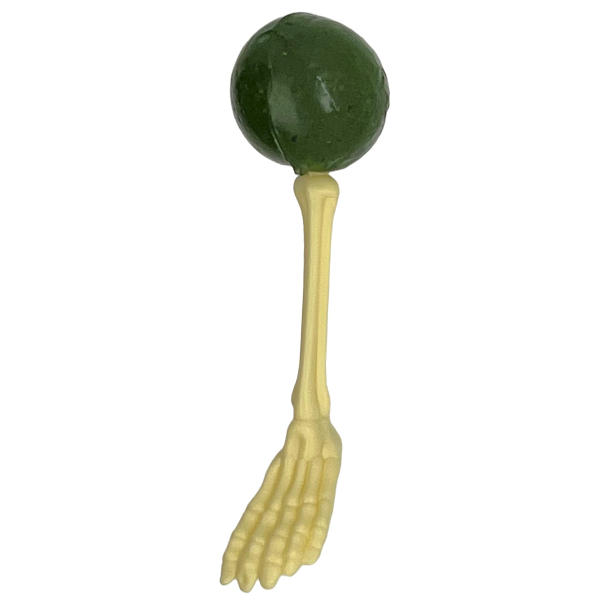 MIK funshopping Bonbons d'Halloween - Petit cadeau effrayant pour fête et snacks terriblement délicieux, bonbons emballés individuellement (sucettes Creepy Tasty Bones, 3 x 80 g)