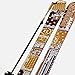 LINE Adult's Paintbrush Ski Poles | Durable Lightweight Aluminum Winter Sports Adjustable Length Alpine Ski Poles with Ergonomic BMX Grip & Screw Off Basket | Freeride, All Mountain, Powder, Touring
