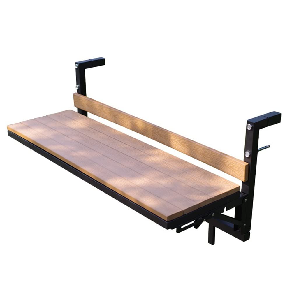 Table suspendue balcon extérieur pliante pour garde-corps de patio