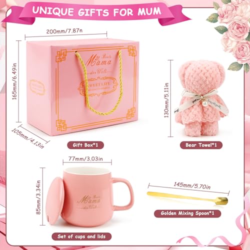 Miniatura 2 de Juego De Tazas De Regalo Para Mamá - Mejor Mamá Del Mundo, Elegante Caja De Regalo Para Día De La Madre, Navidad, Cumpleaños, San Valentín Y Más