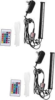 POPETPOP 2 Peças De Luzes De Aquário Para Tanque De Peixes Luz De Aquário Submersível LED Luz De Aquário Luz De Aquário Luz De Aquário Lâmpada De Tanque De Peixes Equipamento De Luzes De