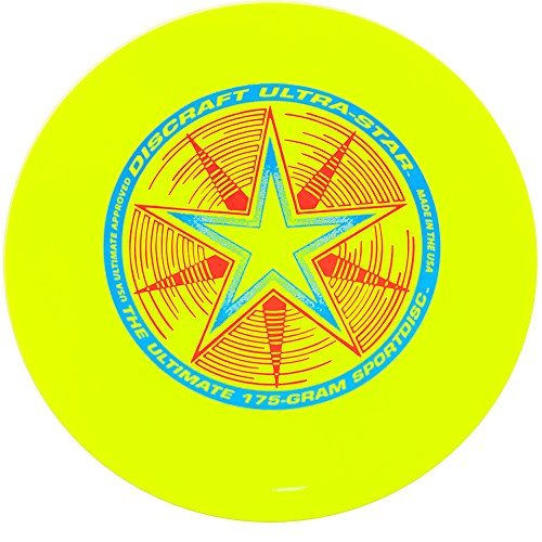 Discraft 175 gram Ultra-Star Sportdisc Fluoresent Yellow