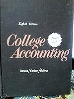 College Accounting B000NPX13K Book Cover