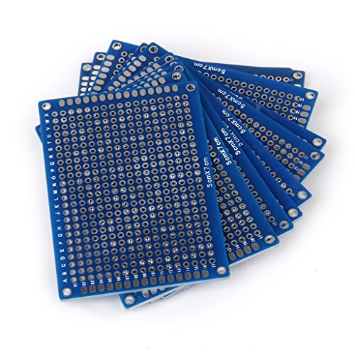 LOVIVER 10pc Adaptateur PCB Plaque d'Adaptation Universal Plaque d'Essais, Couleur Aléatoire