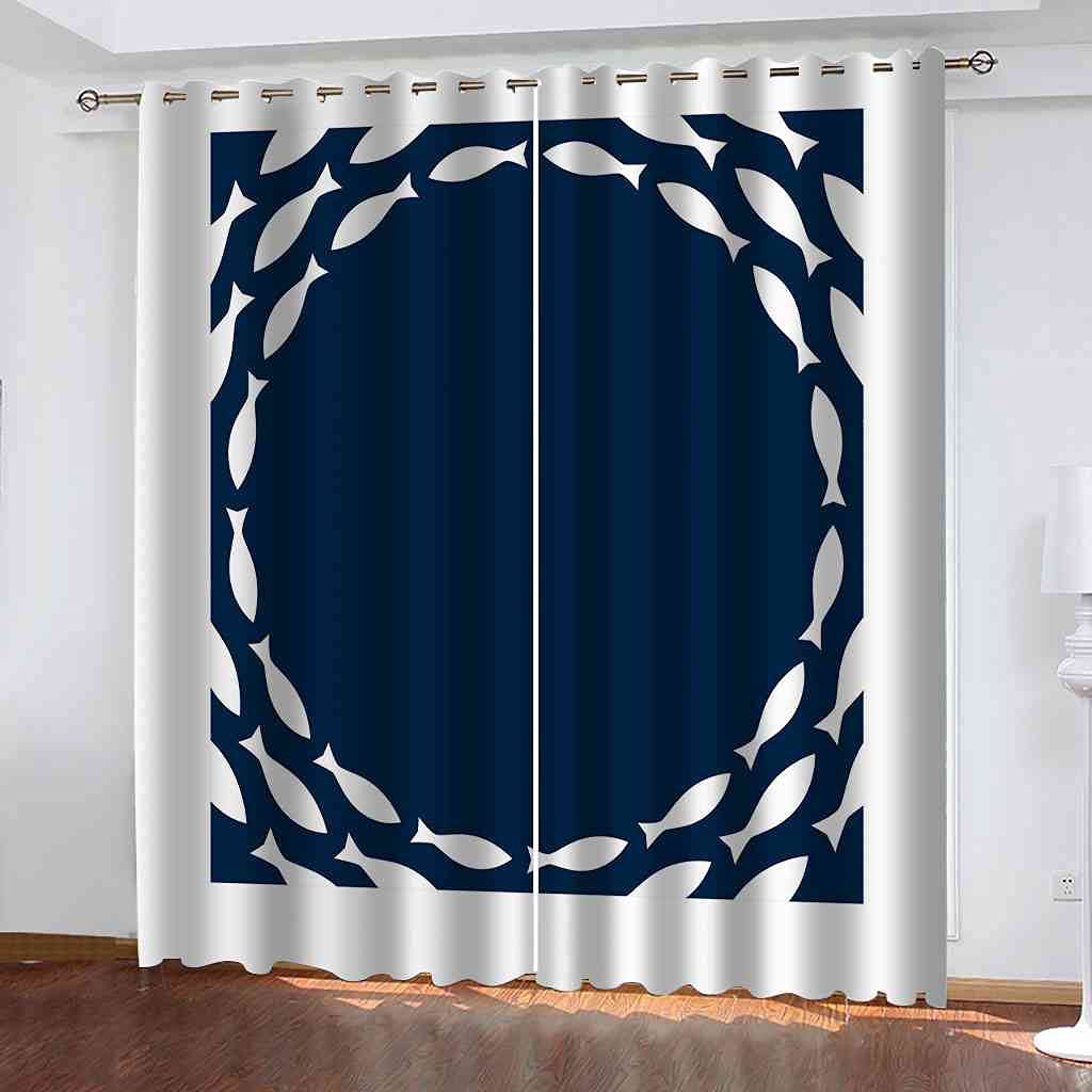 Rideau antibruit et anti froid bleu 264x160 cm pour retrouver un sommeil réparateur