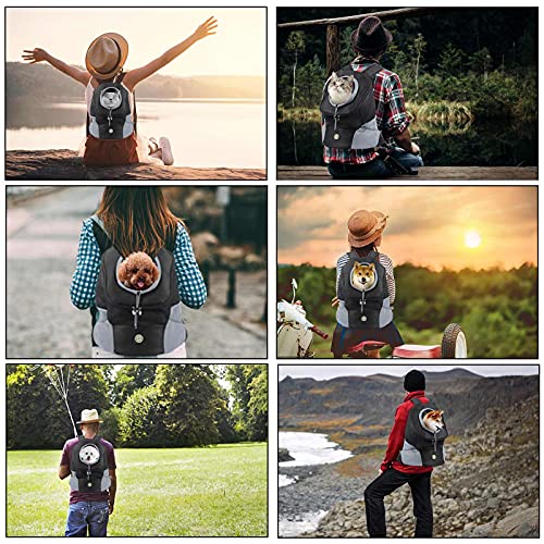 Dog Backpack, Puppy Backpack, Pet Carrier Backpack Small Dog Backpack Carrier Pet Travel Carrier Dog Front Carrier with… - Image 8