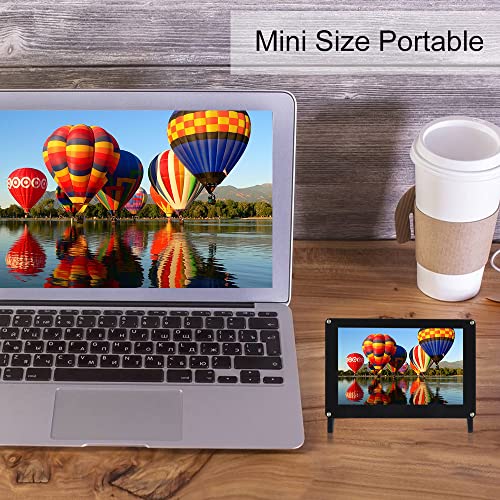 Image of OSOYOO 5-Inch DSI Touch Screen Display Kit for Raspberry Pi 4B, 3B, 3B+, 2 - RPi 800x480 LCD with Portable Stand Holder Case