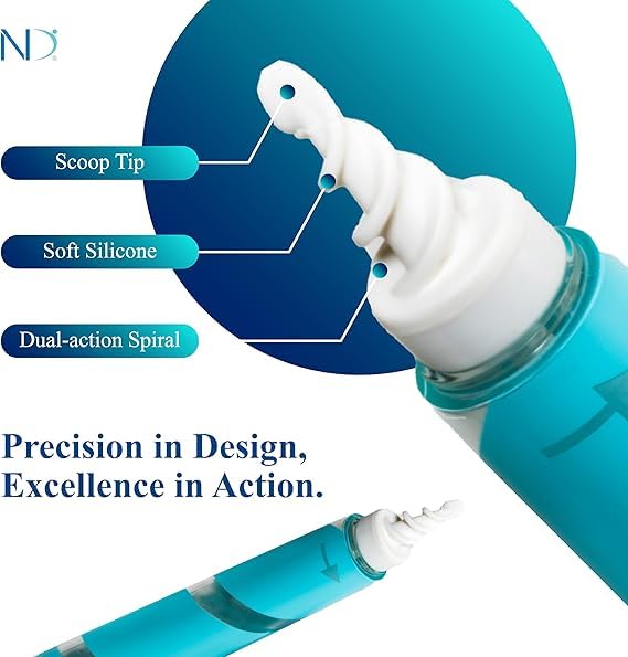 Ear-O-Care Ear Wax Removal Tips - 20 Soft Silicone Replacement Tips with Spiral Grooves & Safety Stop - 360° Gentle Cleaning for Clear Ears - Medical Grade Alternative to Q-Tips