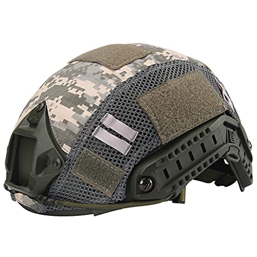 Housse de casque airsoft pour entraînement tactique en forêt