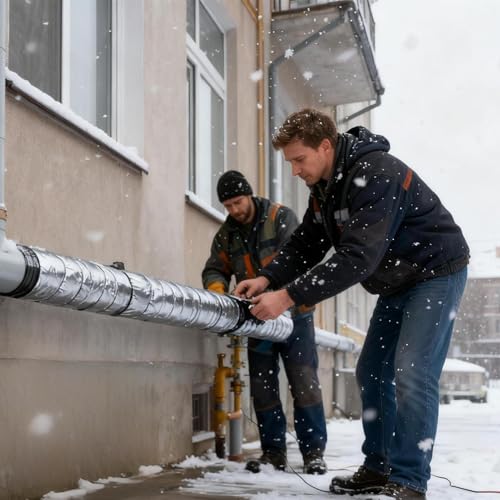 Cinta aislante para tuberías de agua autoadhesiva de protección térmica exterior 4
