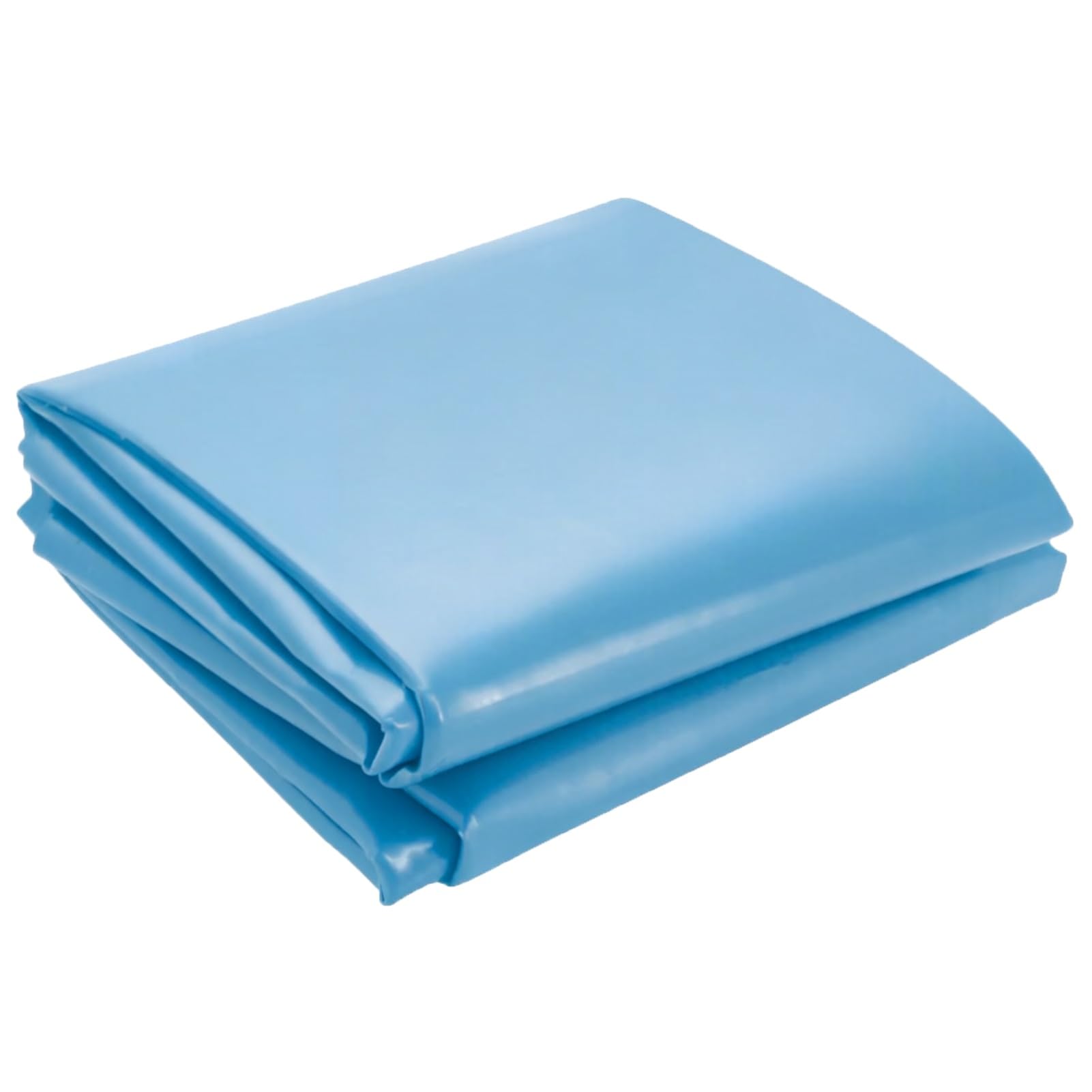 Liyadolaam Foldable Preformed Pond Liners HDPE Blue Easy to Cut Impermeable Pond Lining for Garden Ponds Waterproof Landscape Fish Ponds Waterfall(5x12m(16.4x39.3ft))
