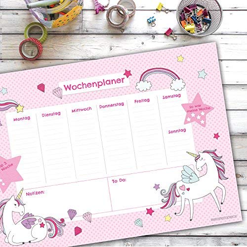 Sottomano da scrivania Unicorno per Bambini - DIN