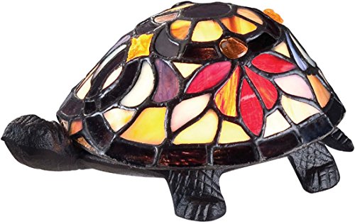 Exclusive Discount 70% Price Quoizel TFX1519T Tiffany Land Turtle Table Lamp, 1-Light, 7 Watts, Bronze (4 H x 6 W)